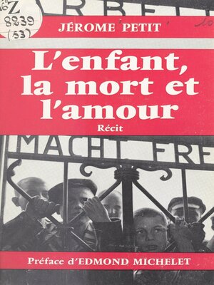 cover image of L'enfant, la mort et l'amour